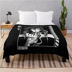 Code Geass Blanket - Lelouch Lamperouge from Code Geass Throw Blanket RB1710