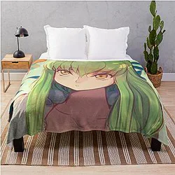 Code Geass Blanket - Code Geass C.C. Throw Blanket RB1710