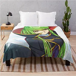 Code Geass Blanket - Code Geass C.C. Throw Blanket RB1710