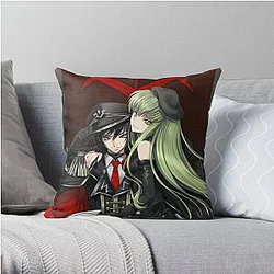Code Geass Pillows - Code Geass Anime Poster Print  Throw Pillow RB1710