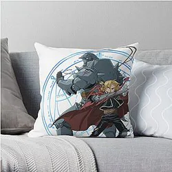 Code Geass Pillows - Fullmetal alchemist brotherhood Throw Pillow RB1710