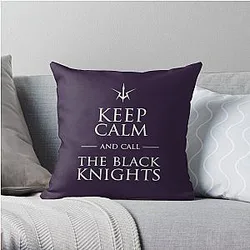 Code Geass Pillows - KEEP CALM AND CALL THE BLACK KNIGHTS - Code Geass T-Shirt 1 Throw Pillow RB1710