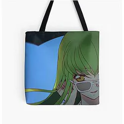 Code Geass Bags - Code Geass C.C. All Over Print Tote Bag RB1710