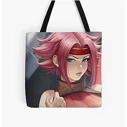 Code Geass Bags - Code Geass Kallen All Over Print Tote Bag RB1710