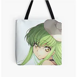 Code Geass Bags - Code Geass C.C. All Over Print Tote Bag RB1710