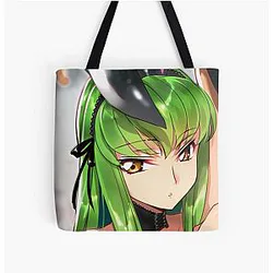 Code Geass Bags - Code Geass C.C. All Over Print Tote Bag RB1710