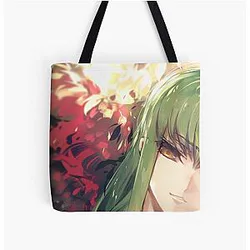 Code Geass Bags - Code Geass C.C. All Over Print Tote Bag RB1710