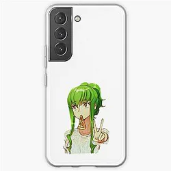 Code Geass Cases - Pizza C.C Anime Peeker 408 Samsung Galaxy Soft Case RB1710