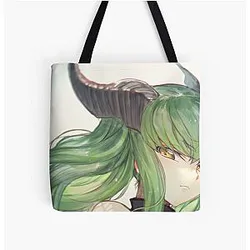 Code Geass Bags - Code Geass C.C. All Over Print Tote Bag RB1710