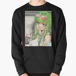 Code Geass Sweatshirts - Code Geass C.C. Pullover Sweatshirt RB1710