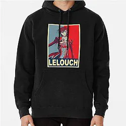 Code Geass Hoodies - Lelouch lamperouge Poster Pullover Hoodie RB1710
