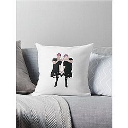 Jake Webber and Colby brock  Throw Pillow