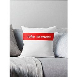 Colby Brock Take Chances Throw Pillow