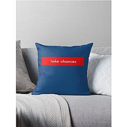 Colby Brock Take Chances Throw Pillow