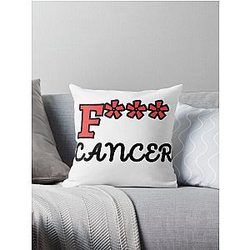 F*** Cancer - A tribute to Colby Brock Throw Pillow