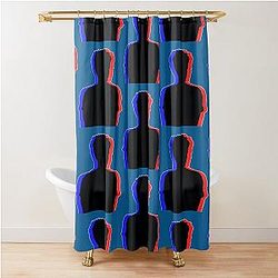 Colby Brock 3-D Digital Drawing Shower Curtain