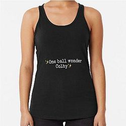 One ball wonder Colby brock Racerback Tank Top