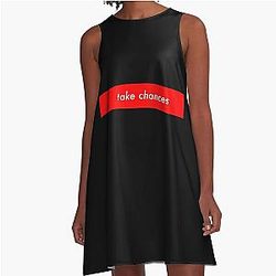 Colby Brock Take Chances A-Line Dress