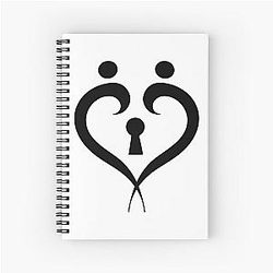 colby brock merch Protect Your Heart Spiral Notebook