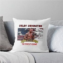 Best Colby Covington Throw Pillow