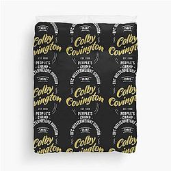 Colby Covington White Gold Duvet Cover