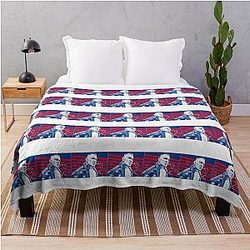 Colby Covington Fan Art Throw Blanket