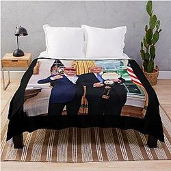 Colby Covington and Donald Classic Throw Blanket