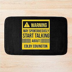 Warning may spontaneously talk about Colby Covington Bath Mat