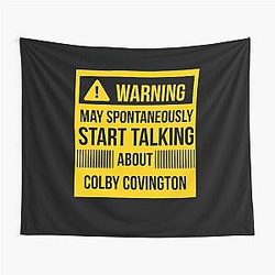 Warning May Spontaneously Talk About Colby Covington Tapestry