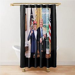 Colby Covington and Donald Classic Shower Curtain