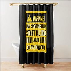Warning May Talk About Colby Covington Shower Curtain
