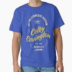 Colby Covington White Gold Vintage Typography Classic T Shirt