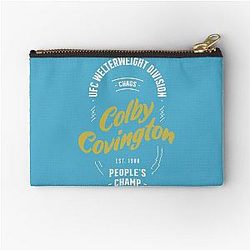 Colby Covington White Gold Vintage Zipper Pouch