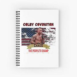 Colby Covington Spiral Notebook