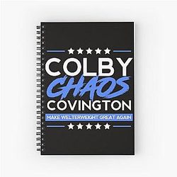 Colby Covington Spiral Notebook