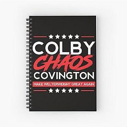 Colby Covington Spiral Notebook