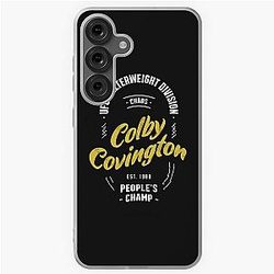 Colby Covington - White Gold Vintage Typography   Samsung Galaxy Soft Case