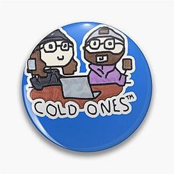 Cold Ones Doodle Classic T-Shirt Pin