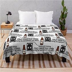 Fuse Cold Ones Quip    Throw Blanket