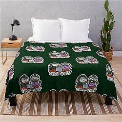 Cold Ones Doodle Throw Blanket