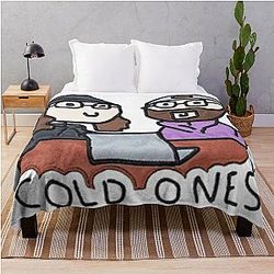 Cold Ones Doodle Throw Blanket