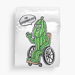 I_m Cucumber Joe! CoolShirtzCold Ones  (REPRODUCTION)   Duvet Cover