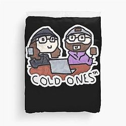 Cold Ones Doodle Duvet Cover