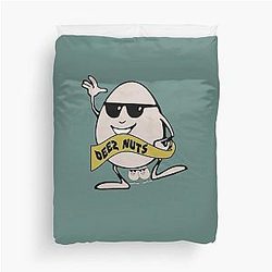deez cold ones nut guys Duvet Cover