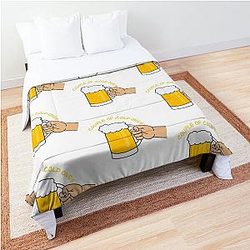 Couple of cold ones Comforter