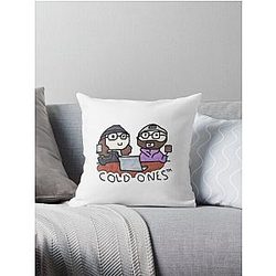 Cold Ones MS Paint Throw Pillow