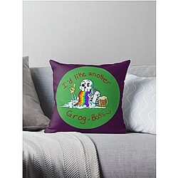 Cold Ones inspired skeleton concept :) Throw Pillow