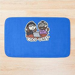 Cold Ones Doodle Classic T-Shirt Bath Mat