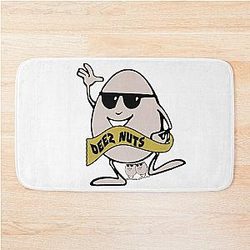 deez cold ones fellas nuts Bath Mat