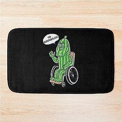 I'm cucumber joe! coolshirtzcold ones (reproduction)  Bath Mat